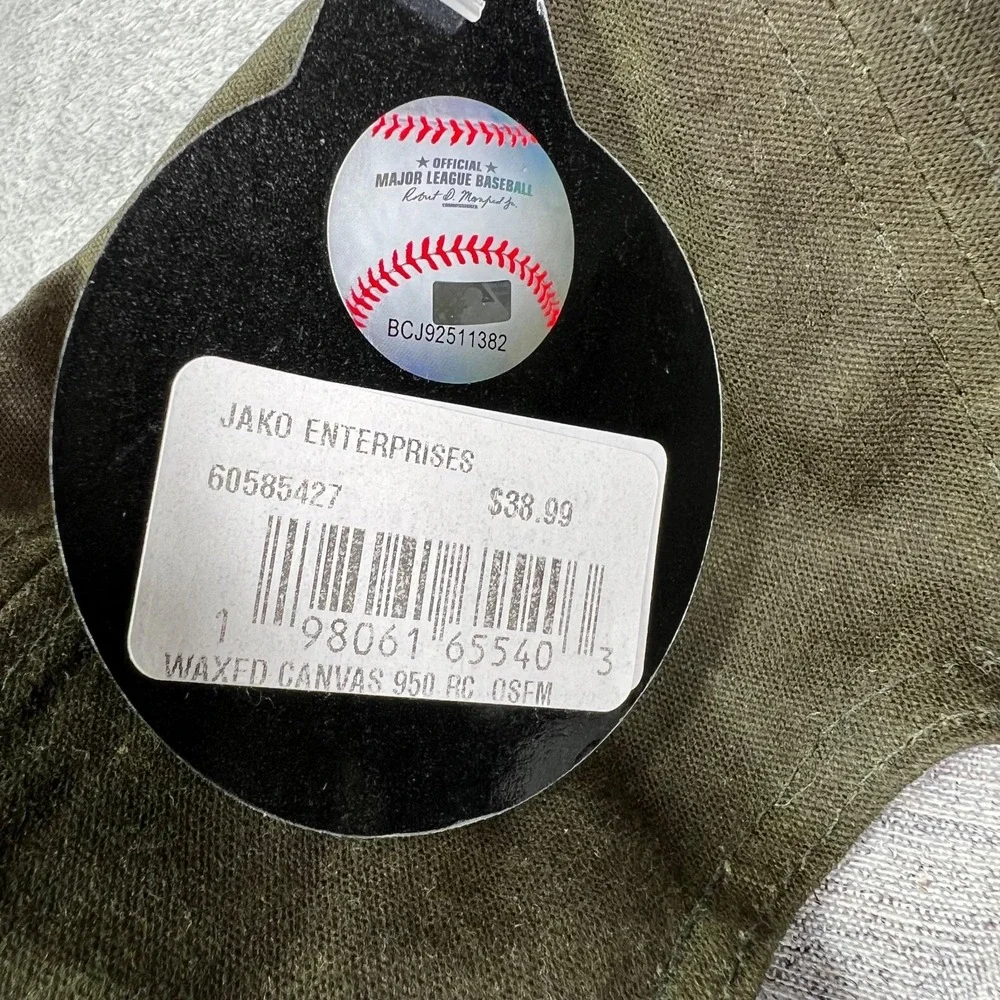 New Era Chicago White Sox Waxed Canvas 9FIFTY Strapback Hat Cap Adjustable Green